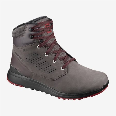 Buty Trekkingowe Męskie Salomon UTILITY WINTER CS WP Czekolada - PL 0-LSRV